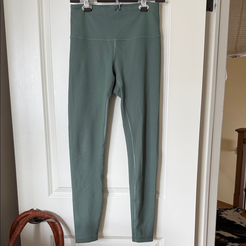 lululemon ribbed wunder train leggings